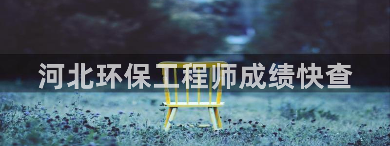 彩名堂图片：河北环保工程师成绩快查