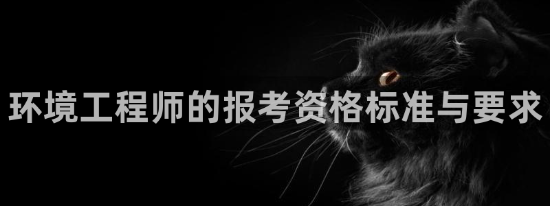 彩名堂APP下载：环境工程师的报考资